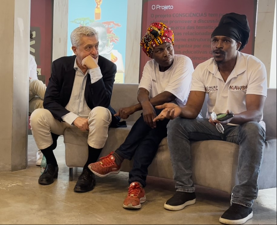 Haitiano Bob Montinard, da organização Mawon O haitiano Bob Montinard