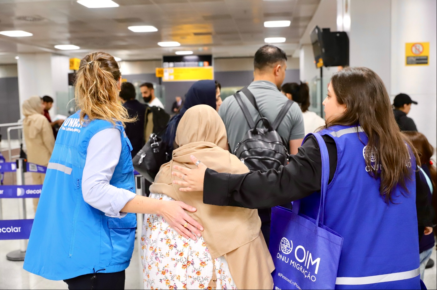 Recepção de primeiro grupo aconteceu nesta terça-feira, 29 de abril, no Aeroporto Internacional de Guarulhos