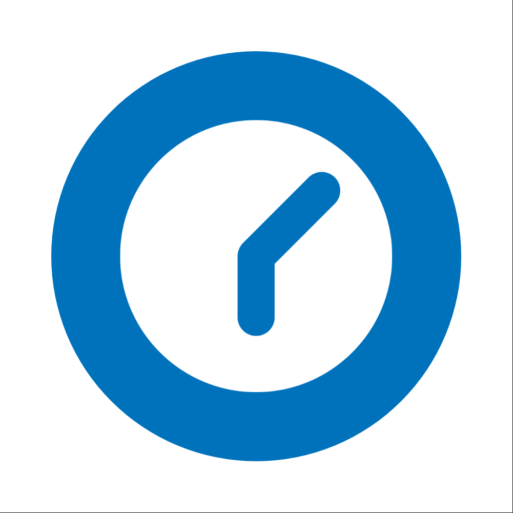 An icon of a clock