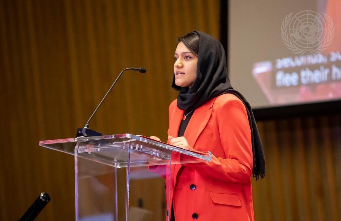 United States. UNHCR refugee delegation participates in the Transforming Education Summit in New York during UNGA